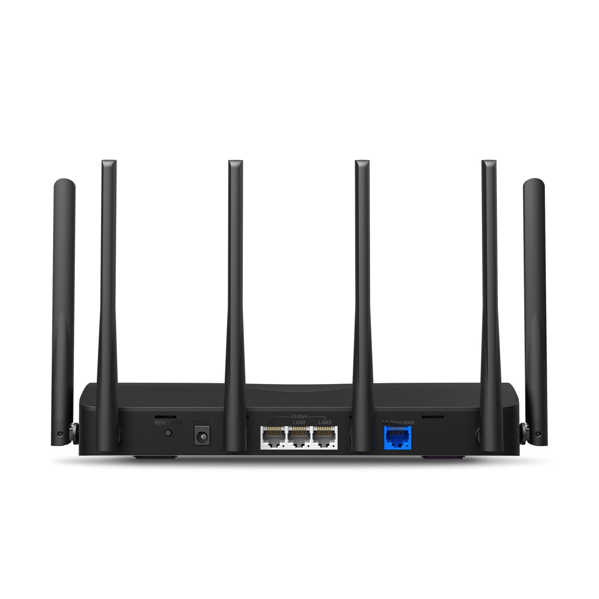 Mercusys Tri-Band BE9300 WiFi 7 Router MR47BE | 4 x 2,5G-Ports | 6 Hochleistungsantennen | 320 MHz-Kanäle | 6 GHz | Gastnetzwerk | MERCUSYS app | IPTV IPv6 WPA3 VPN
