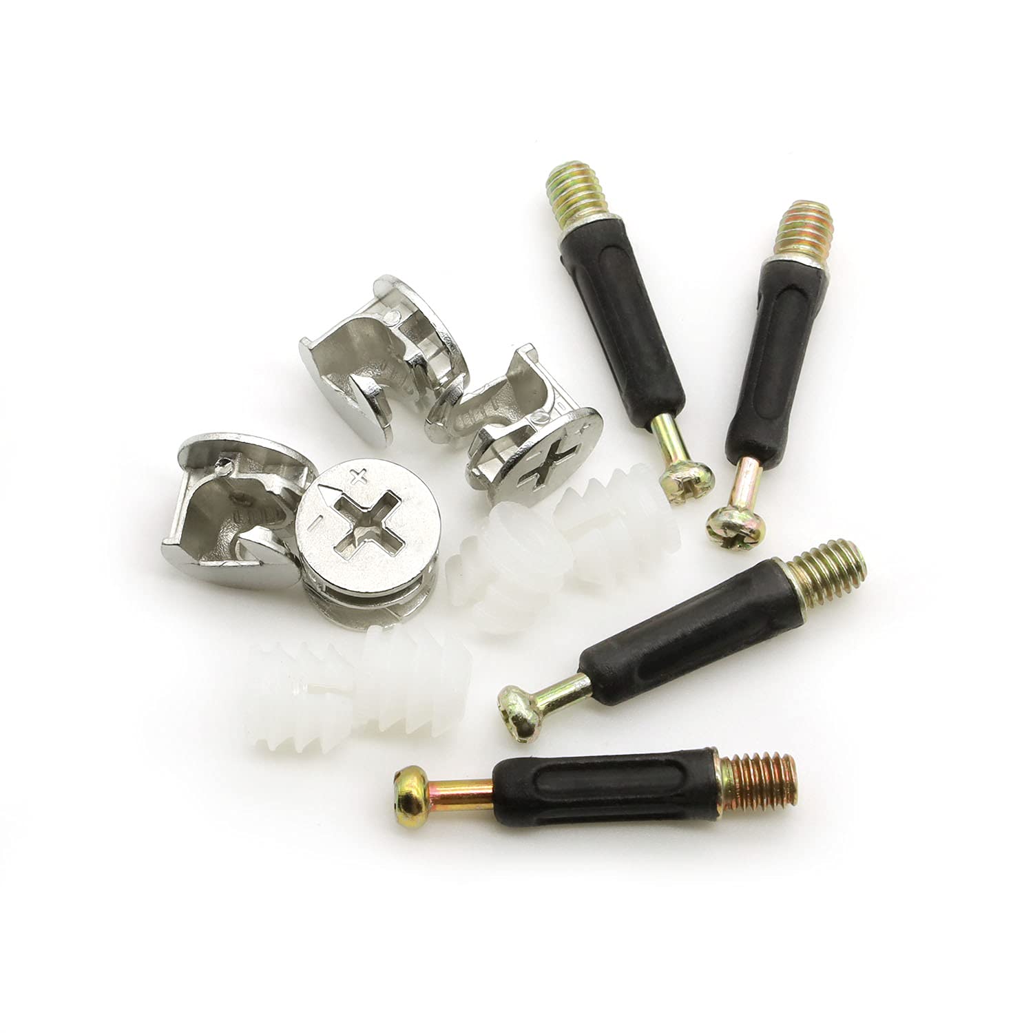 45 Sets 3in1 Furniture Connecting Kit, Furniture Connecting Cam Lock