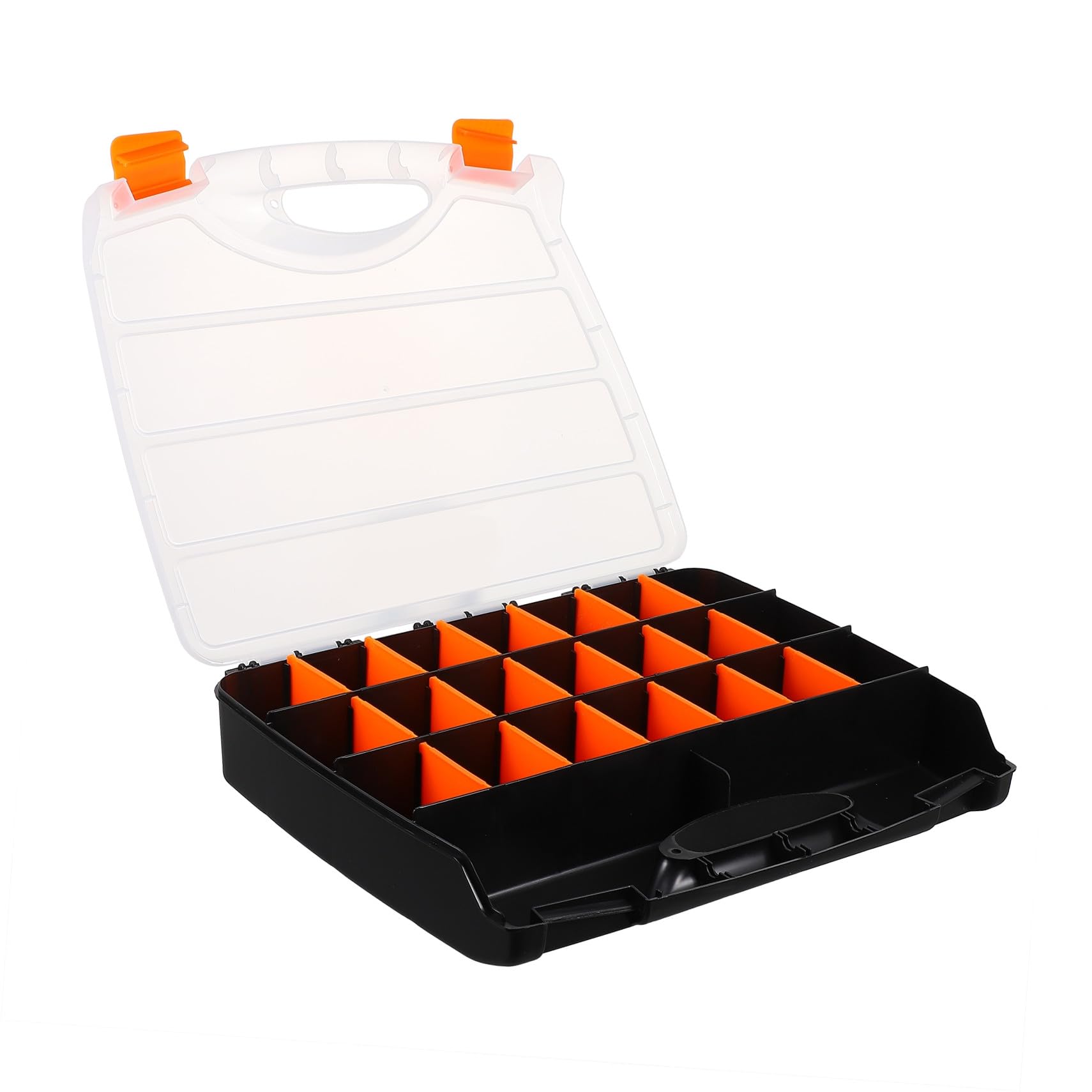 Boîte de rangement à compartiments amovibles en plastique