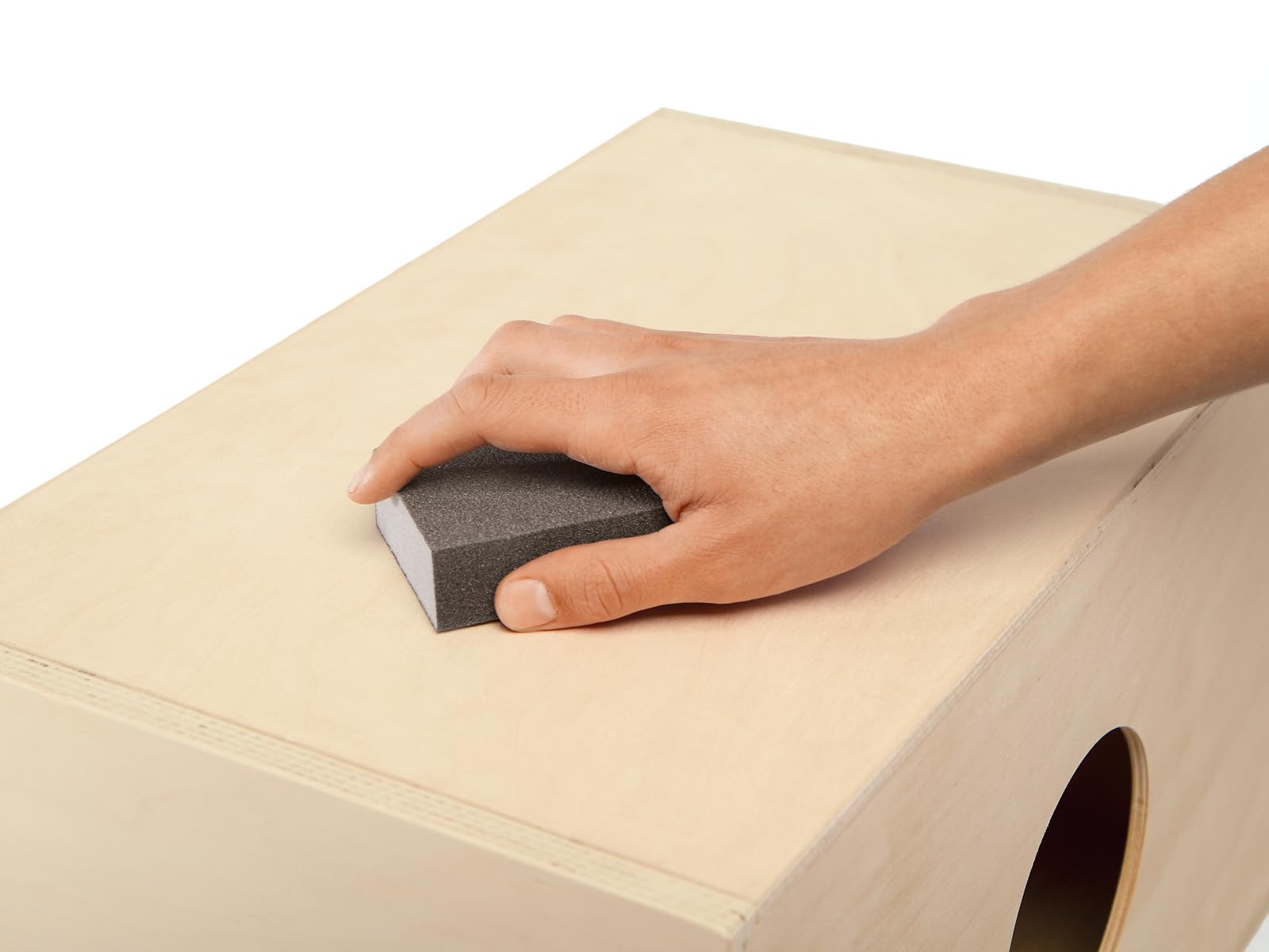 Meinl Percussion Deluxe Cajon Kit - Drum Box Grande Fai da Te - Include arnesi - Superficie di Suono in Radica (DMYO-CAJ-BU)