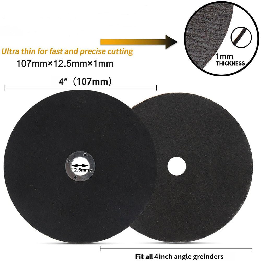 75mm/107mm/125mm Metalowa tarcza tnąca z włókna żywicy ostrze tnące koło szlifierskie narzędzie obrotowe do metalu ze stali nierdzewnej, 30 szt.