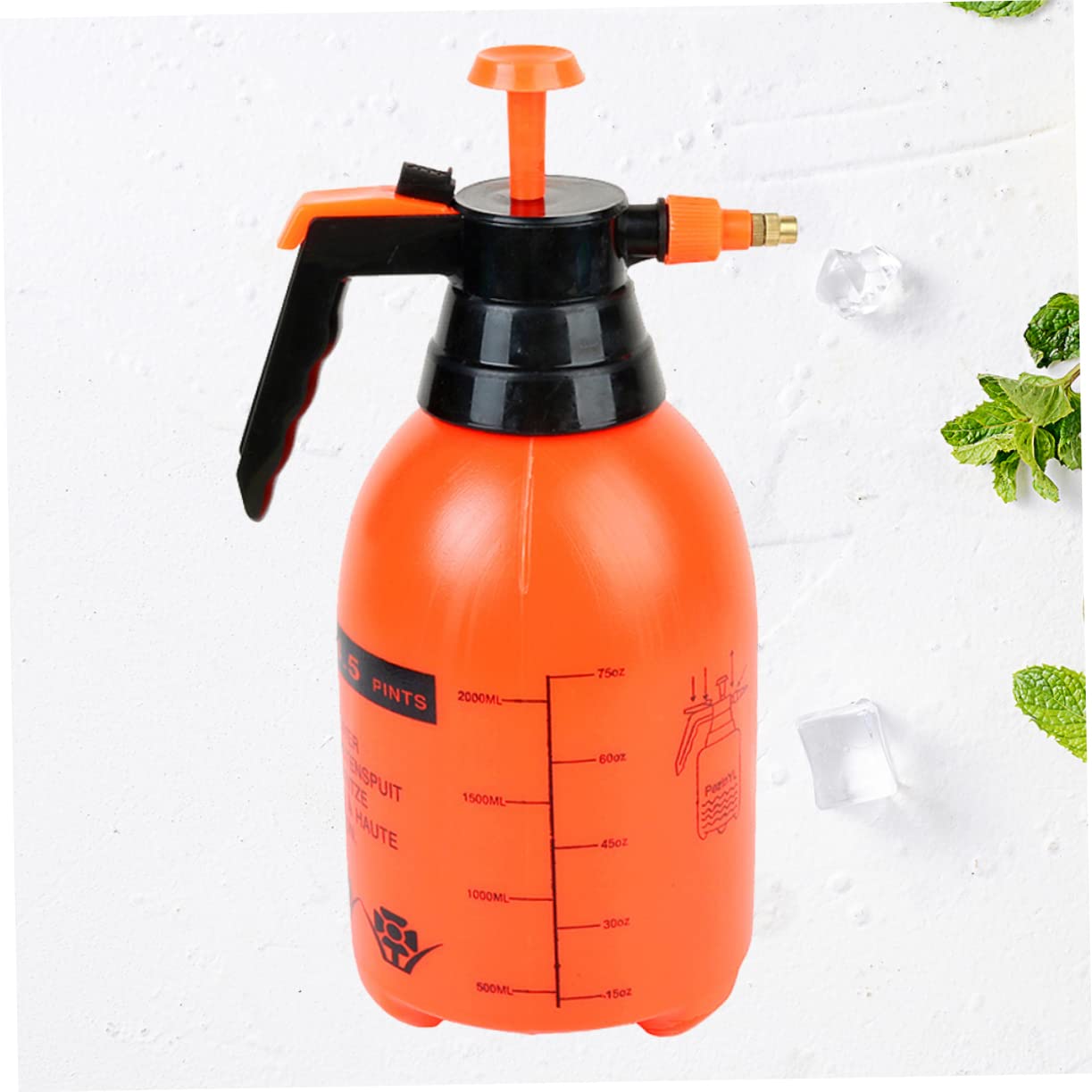 OFFSCH Capacity Hand Pressure Sprayer Watering Can High Pressure Pump Watering Kettle for Gardening Plants Lawn Care and Cleaning Nozzle for Versatile Use