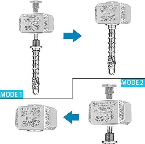 Vista 10 de Fidget Chain Hammer Spinners Metal Cool Finger Hand Spinner Fidget Cube Block Ansiedad Juguete Enfoque Cobre Fidget Juguetes para la ansiedad Gyro