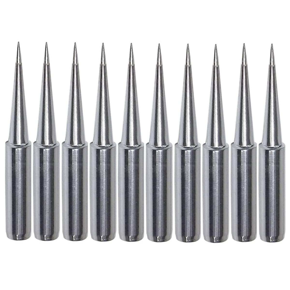 TERRIFISoldering Iron Tips Replacement, 10Pcs 900M Soldering Tips Fine Solder Gun Tips for Hakko, Radio Shack, TENMA, ATTEN, Quick, Aoyue, Yihua Solder Station