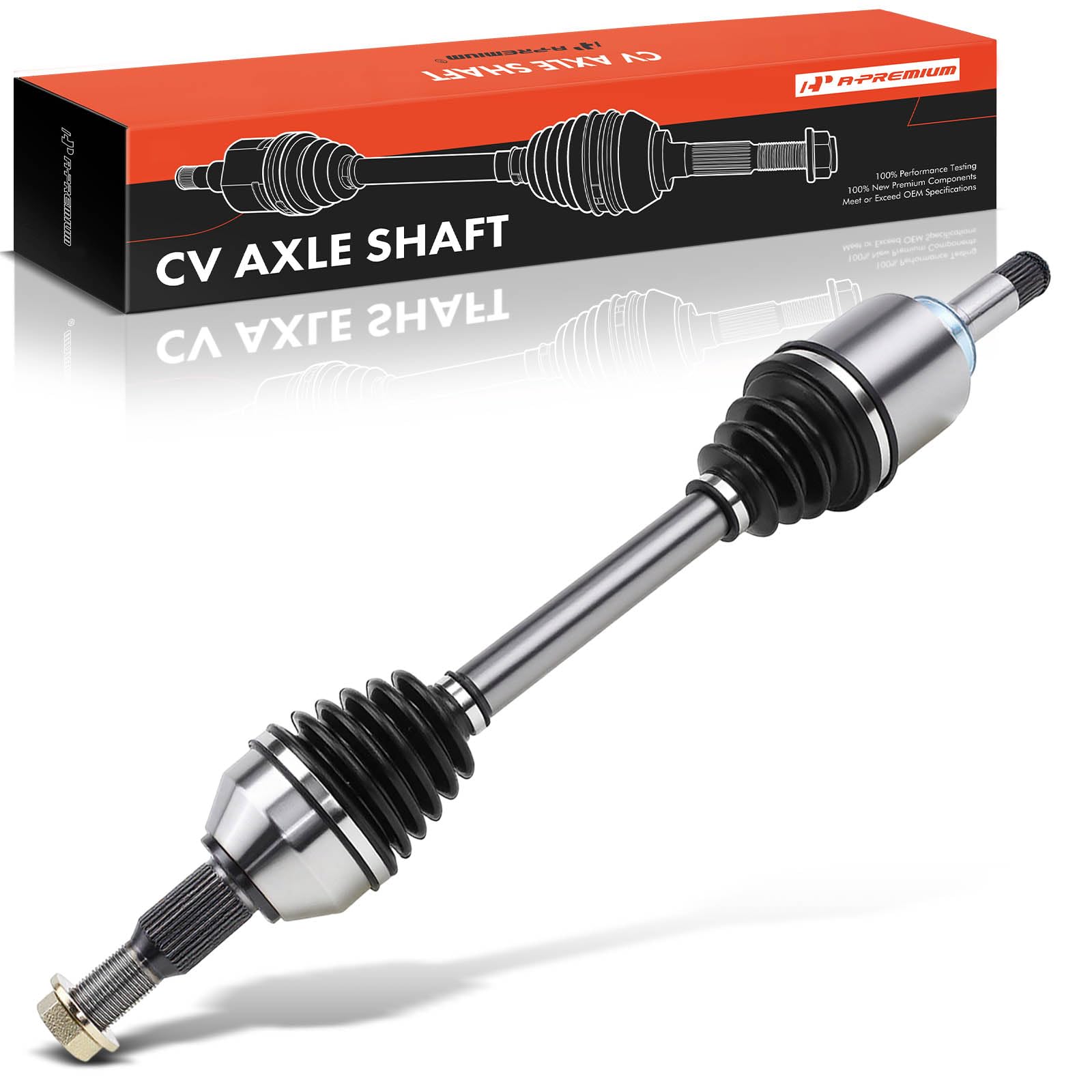 A-Premium CV Axle Shaft Assembly Compatible with Chevrolet Traverse 2009-2017 & GMC Acadia 2007-2017 & Buick Enclave & Saturn Outlook, 2007-2017, Front Driver Side, Replace# 22796413