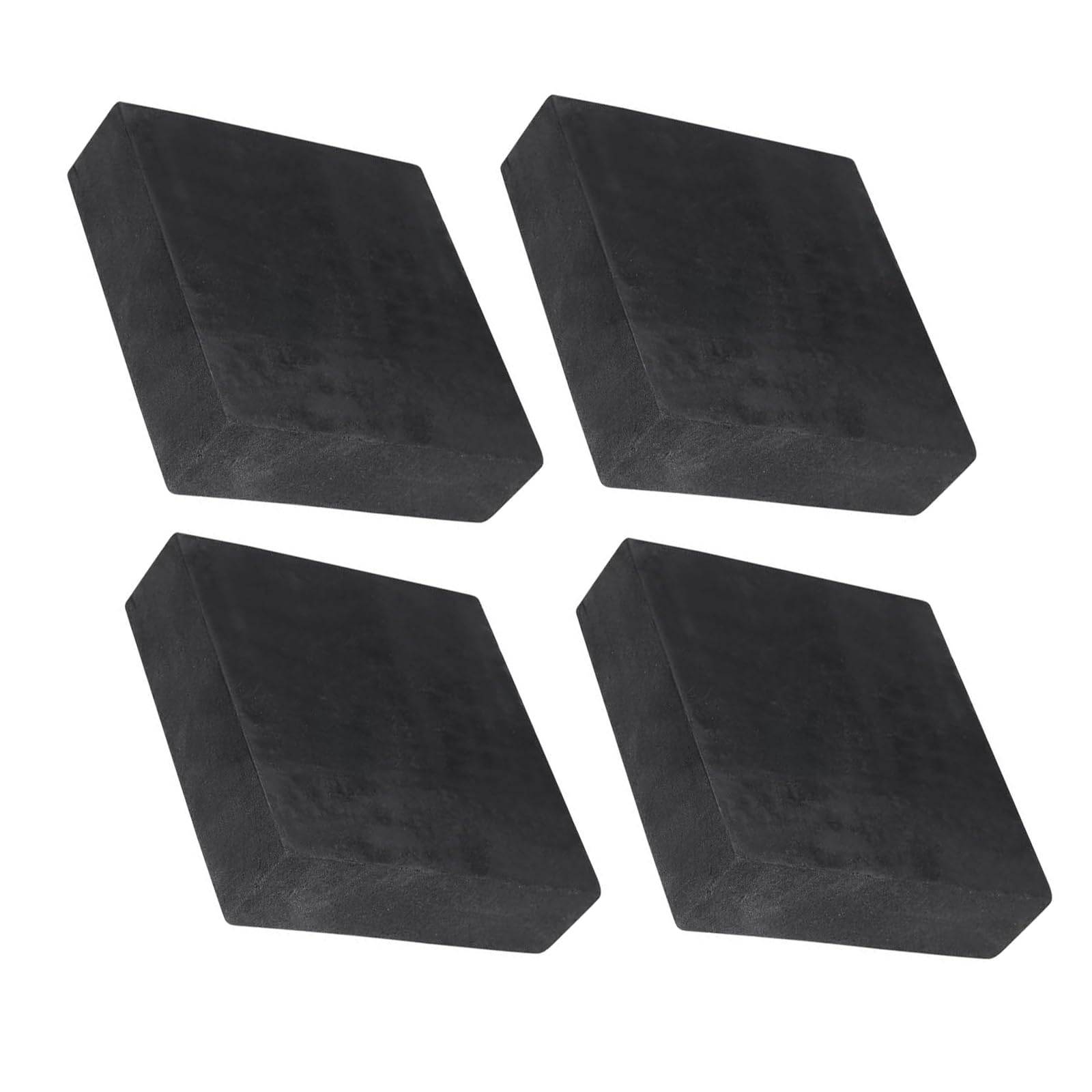 TA-VIGOR 4Pcs Rubber Anti Vibration Pads, 100mm x 100mm x 30mm (LWT) – Heavy Duty Non-Slip Isolation Mats for Washing Machine, Air Conditioner, Compressor, Dryer and HVAC Equipment