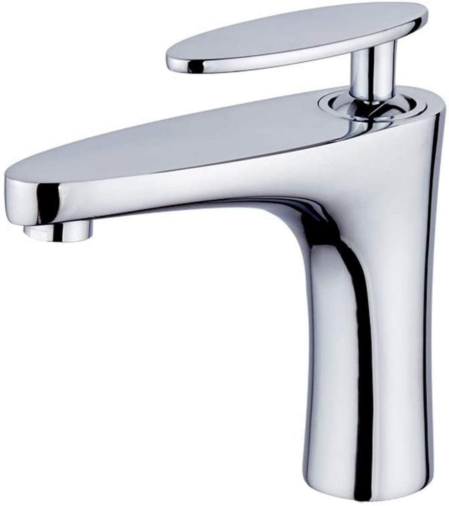 Robinet de lavabo monobloc à manche unique pour salle de bain moderne