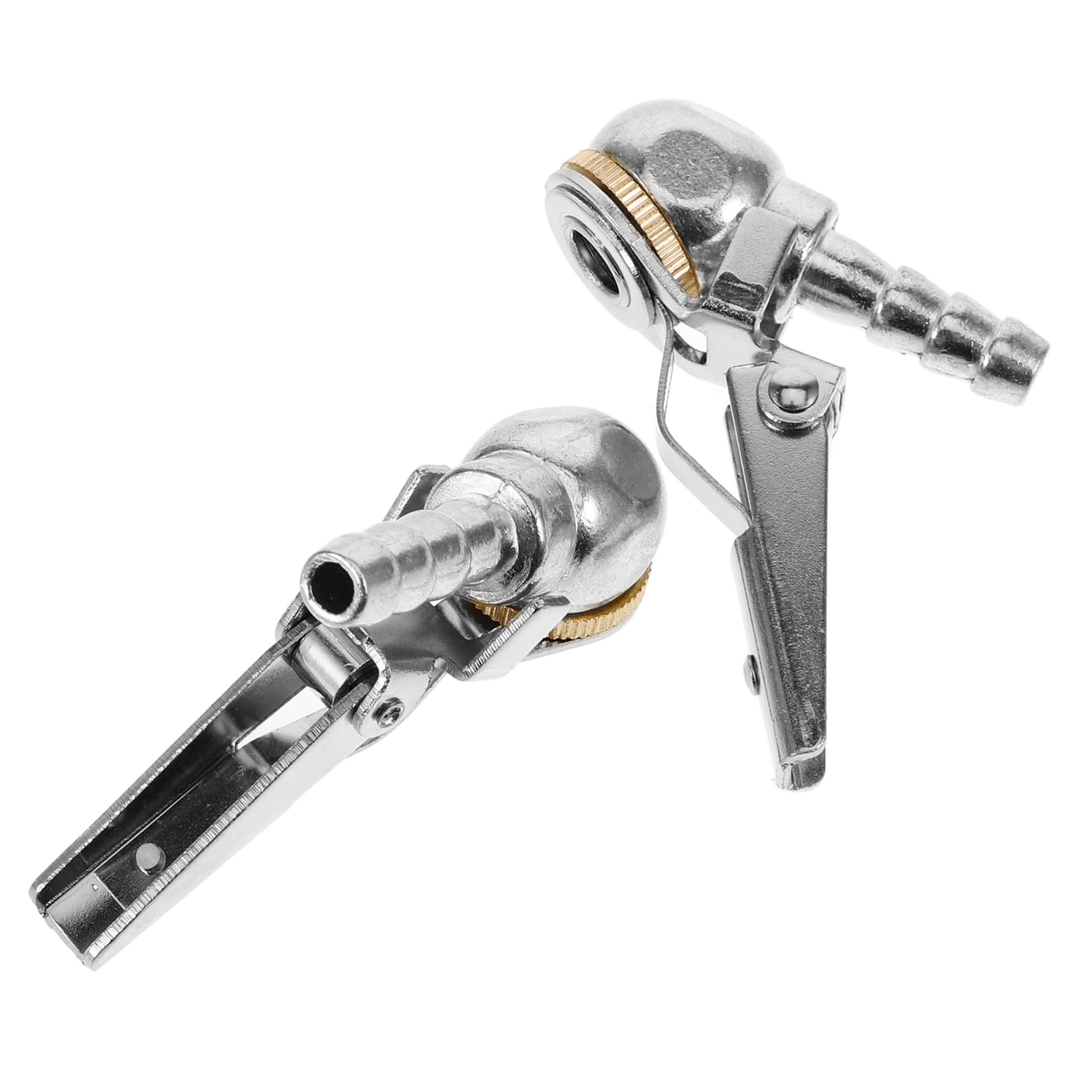 FELTECHELECTR Tire Inflator Hose Clamp Air Compressor Tire Chuck Quick Connect Locking Chuck