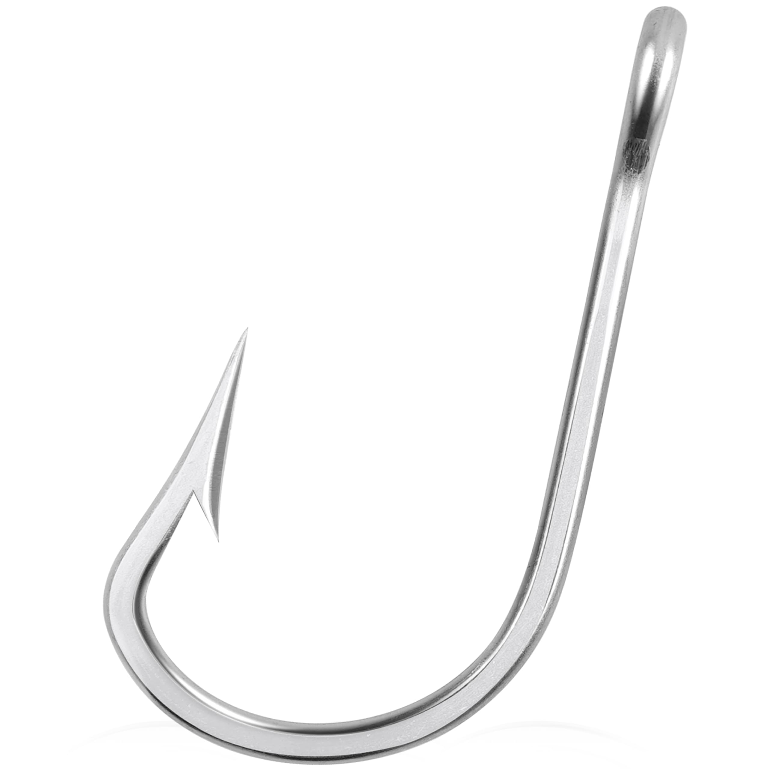 AGOOL - Ganchos para pesca (15 unidades, acero inoxidable), 12/0_15pcs