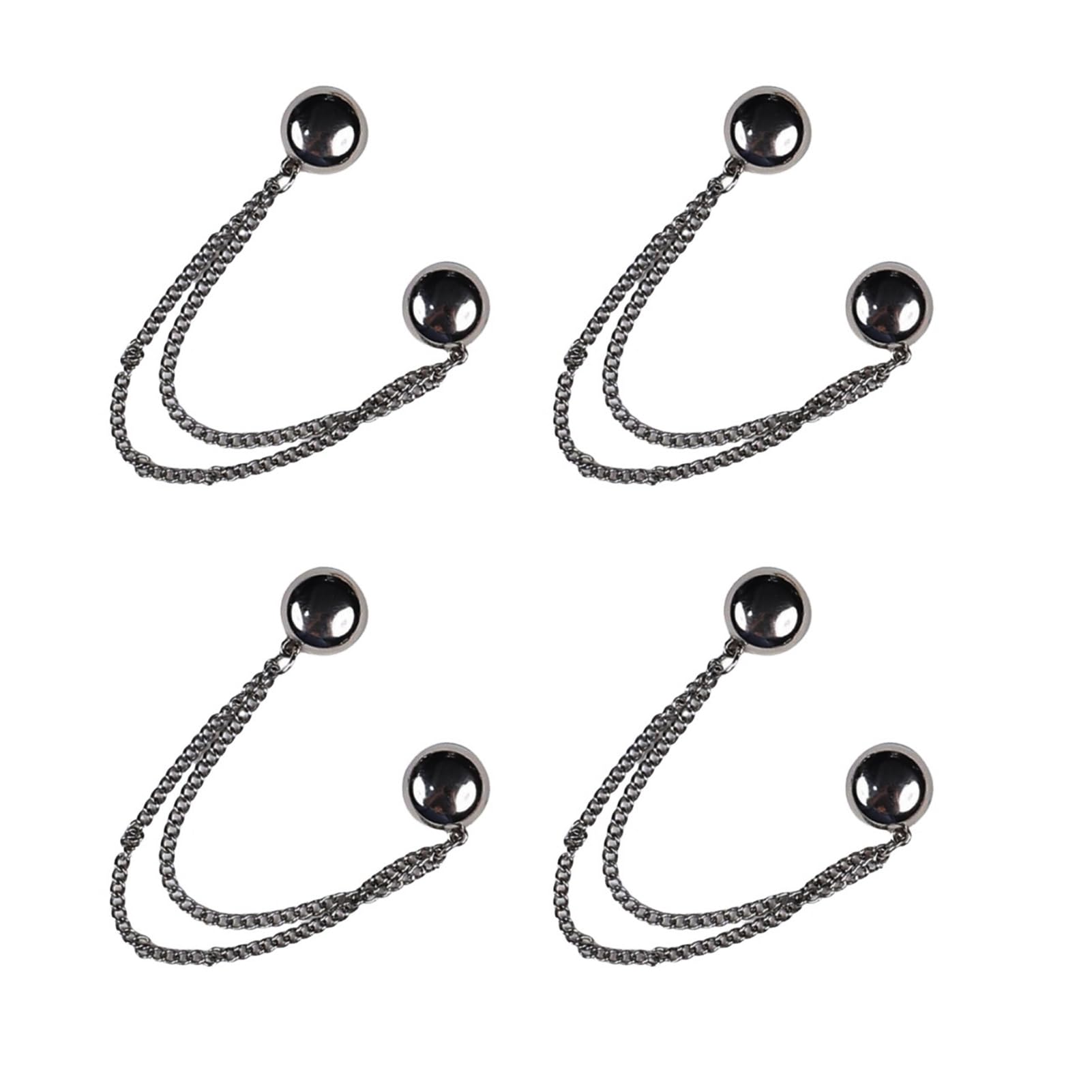 Mubsar Magnetic Clothing Attachment Clips Trouser Leg Button Adjustable Pant Leg Clips Pin Quick Shirt Fasteners