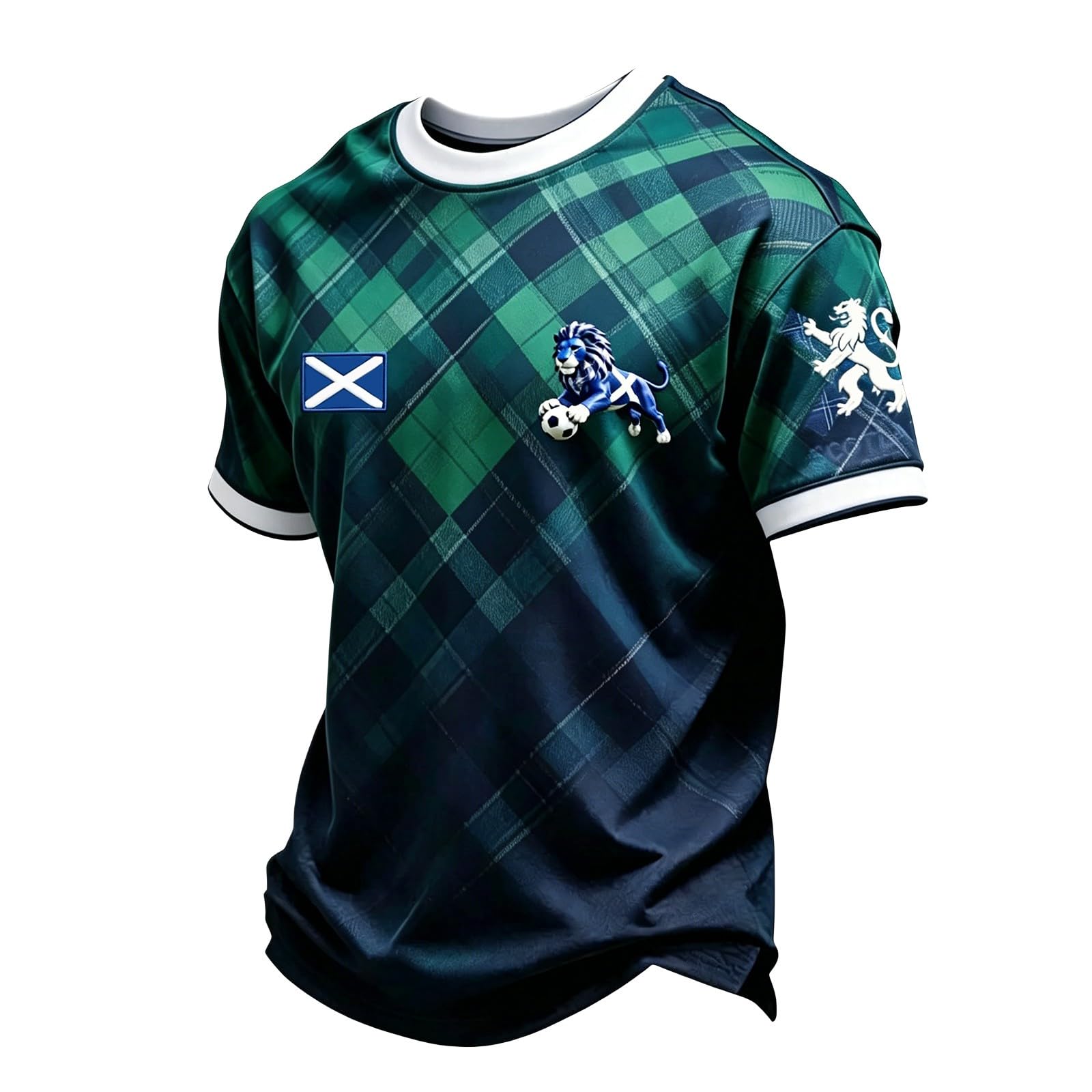 Men England T Shirt Mens Scotland Flag Soccer T-Shirt Football 2026 Merchandise Retro Scotland Flag Short Sleeve Crewneck Tee for Football Fans & Supporters