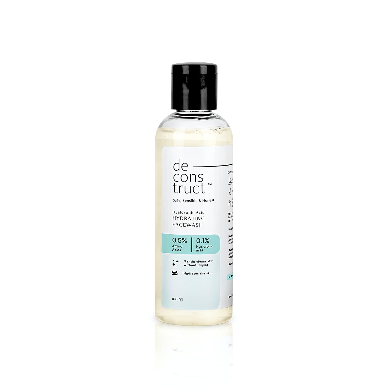 Deconstruct Hyaluronic Acid Hydrating Face Wash 0.5 Amino Acids + 0.