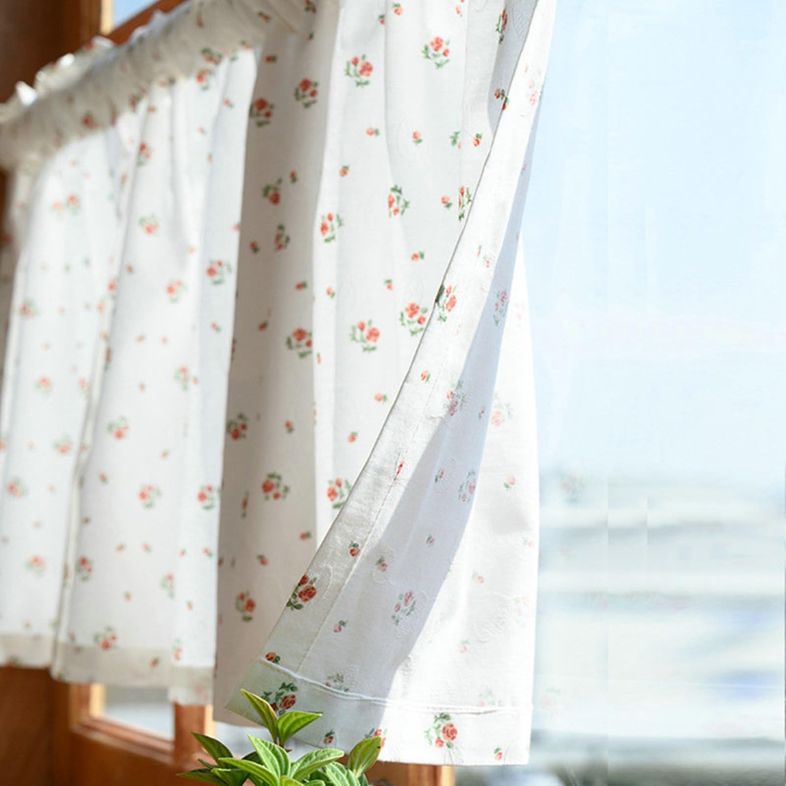 Petit rideau cuisine 140x120cm pour cacher un meuble ou une porte