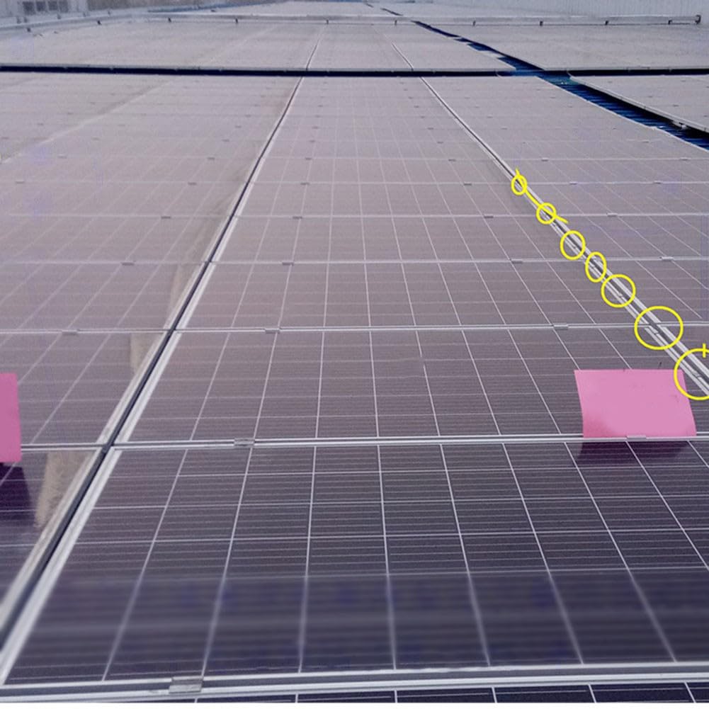 Clips d'évacuation d'eau pour panneau solaire, déflecteur aluminium de drainage photovoltaïque