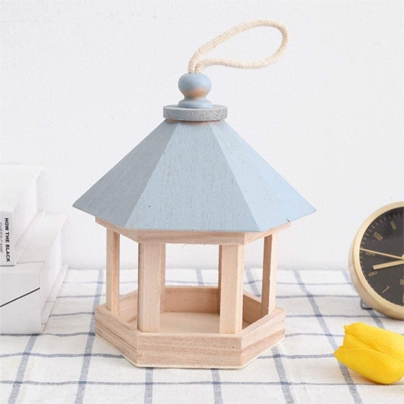 Magiatoia per Uccelli Bird Feeder Mangiatoia Per Uccelli Selvatici Da Appendere In Legno Per Giardino All'aperto Al Chiuso Sparrows