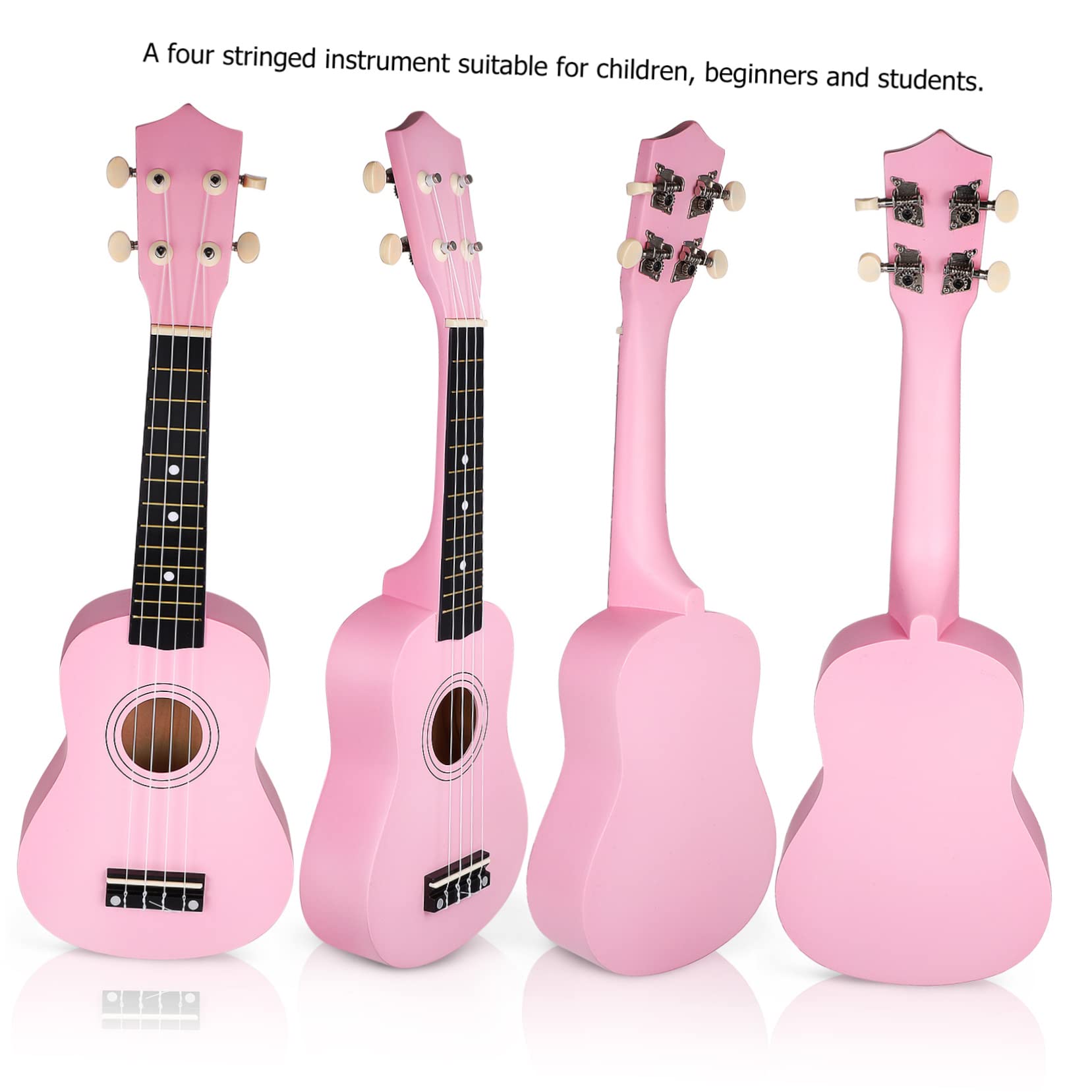 BESTonZON 21 Ukulele Dla Początkujących Sopran Ukulele Dla Dzieci Początkujący Sopran Dla Dorosłych Hawajski Instrument Małe