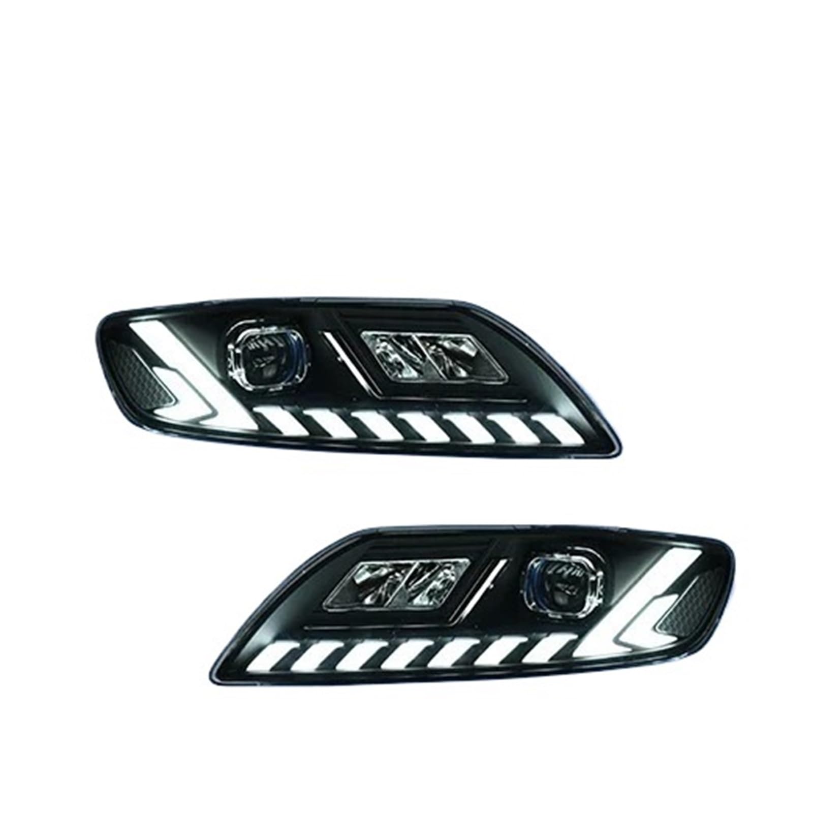 Gruppo Faro Anteriore Per Q7 2006-2015 Fari Anteriori A LED Per Auto Accessori Lenti Di Proiezione Dinamiche Strumenti Di Aggiornamento Fendinebbia(For 06-09 User)