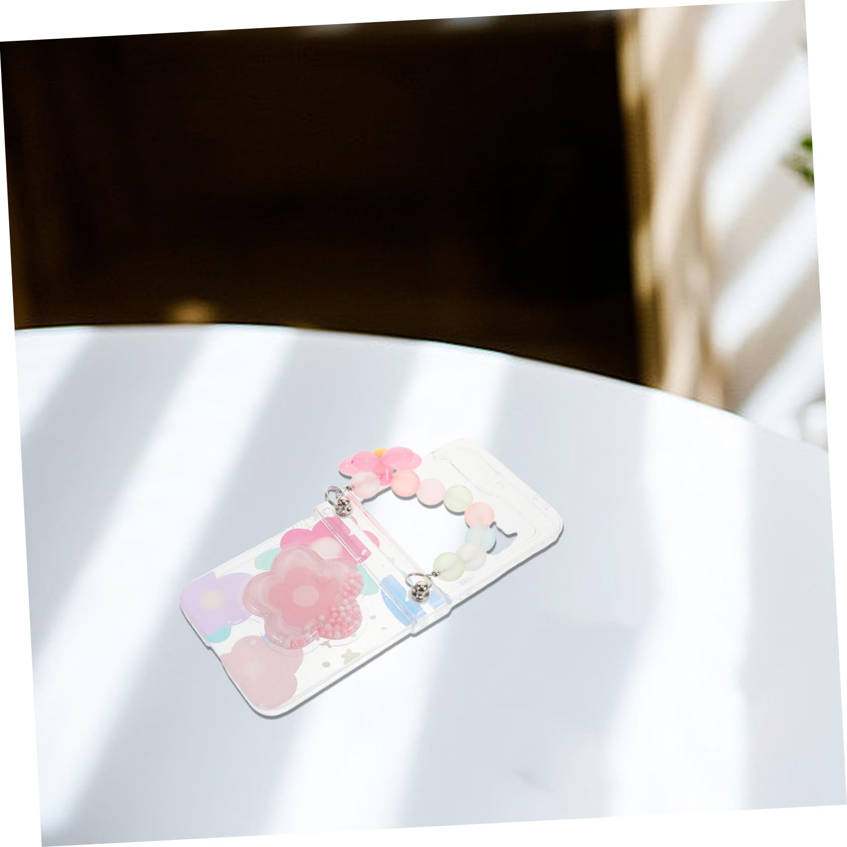 Funda Plegable para Móvil Soporte De Purpurina Compatible Flip Protección Anticaídas Diseño Estético para Ver Vídeos