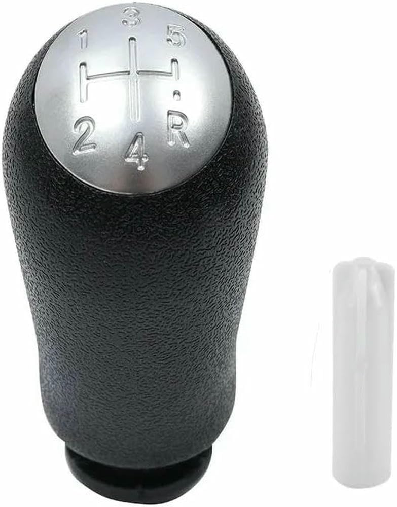GZNBB Car 5/6 Speed Car Manual Gear Shift Knob Shifter Lever Accessories, for Modus/Grand Modus (Depuis 2004)