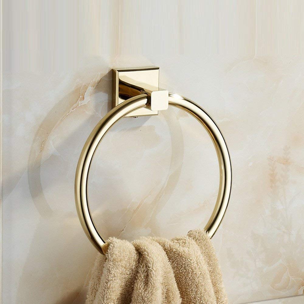 Support de serviette de salle de bains GZZ un décor dor pour une routine cocooning