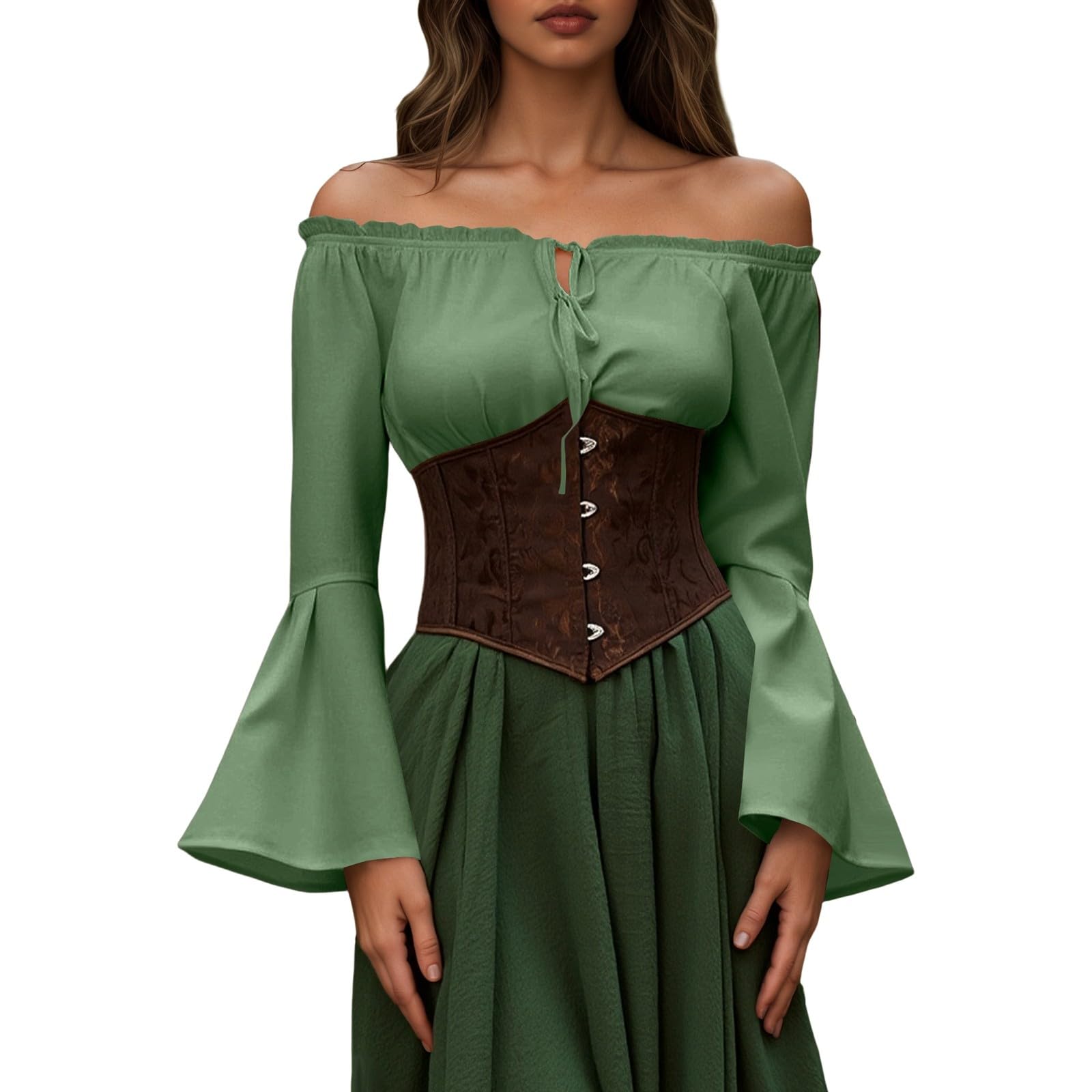 Generisch 2026 Elegante camisa de manga corta a rayas con cuello para mujer – Top informal de uso diario con diseño clásico de botones versátiles para combinar con cualquier