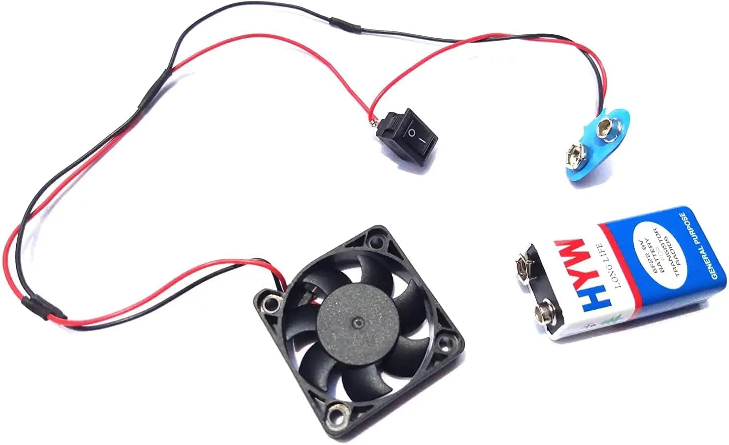 SP DC Exhaust Fan KIT for Kids(DIY Project KIT for Kids/School Science and Robotic Projects)