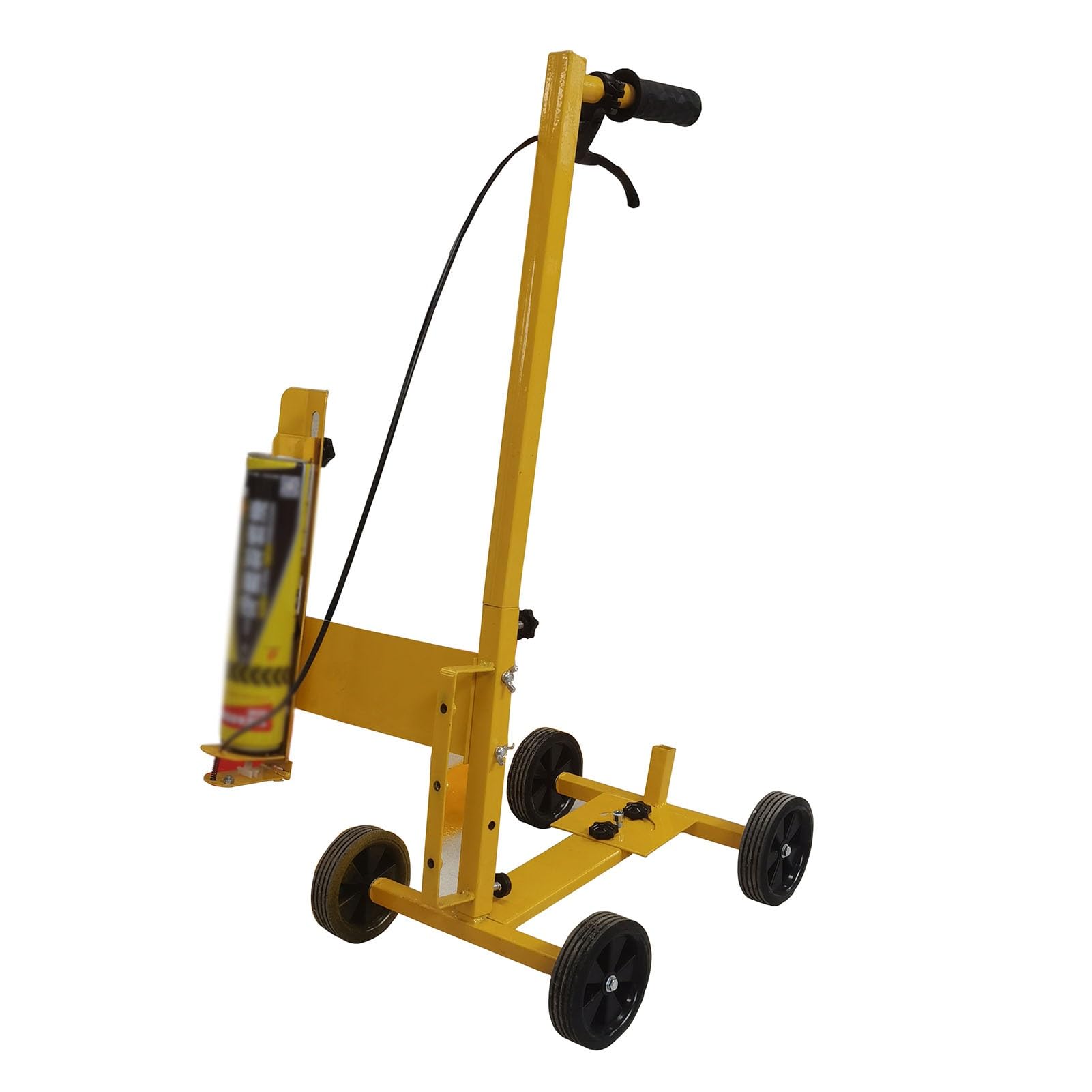 Máquina profesional de marcado de línea de 4 ruedas para superficies deportivas, herramientas de marcado industrial y marcado de carreteras