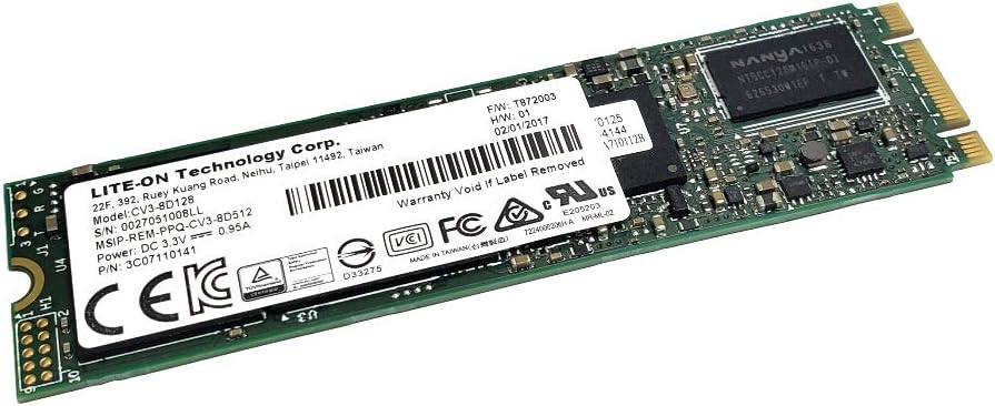 LITE-ON CV3-8D128 128GB M.2 2280 SATA 3 6.0GB/S SSD Solid State Drive 3C07110141