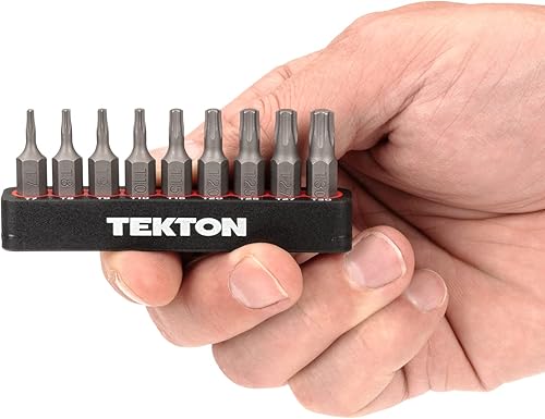Miniatura 6 de TEKTON Juego de brocas estrella de 14 pulgadas con riel, 9 piezas (T7-T30)  DZT93001