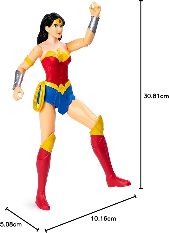DC Comics 12 Wonder Woman Action Figure Kids Toy for Boys and Girls