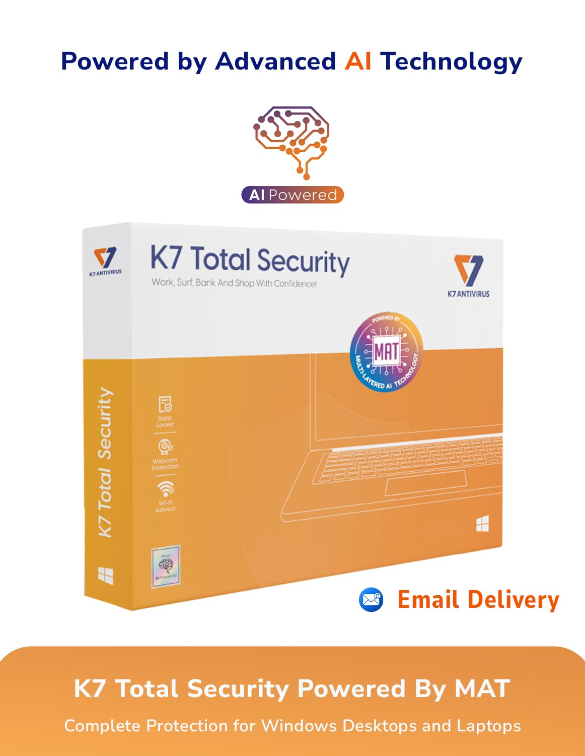 K7 Security Total Security - 1 Pc, 3 Years (Activation Key Card / Voucher)-image-6