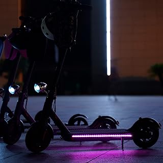 通用 Scooter LED Strip, Electric Scooter Chassis Decoratieve Light Strip with Splash Proof Mode Buttons, Colorful Nightlights for Mi Electric Scooter 3 /M365 Pro 2/ M365 Pro / 1s / Max G30