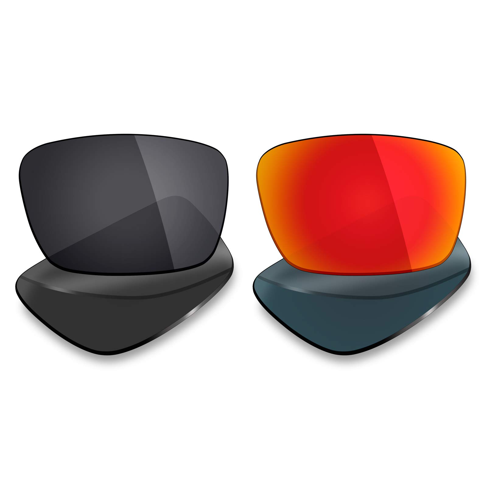 Mryok 2 Pair Polarized Replacement Lenses for Oakley Fuel Cell Sunglass - Options
