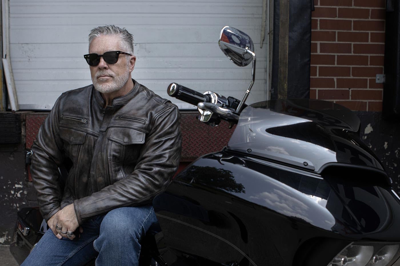 Milwaukee Leather MLM1506 Mens Black Premium Leather Motorcycle Jacket w Utility Pockets Cool-Tec Leather Treatement — view 6