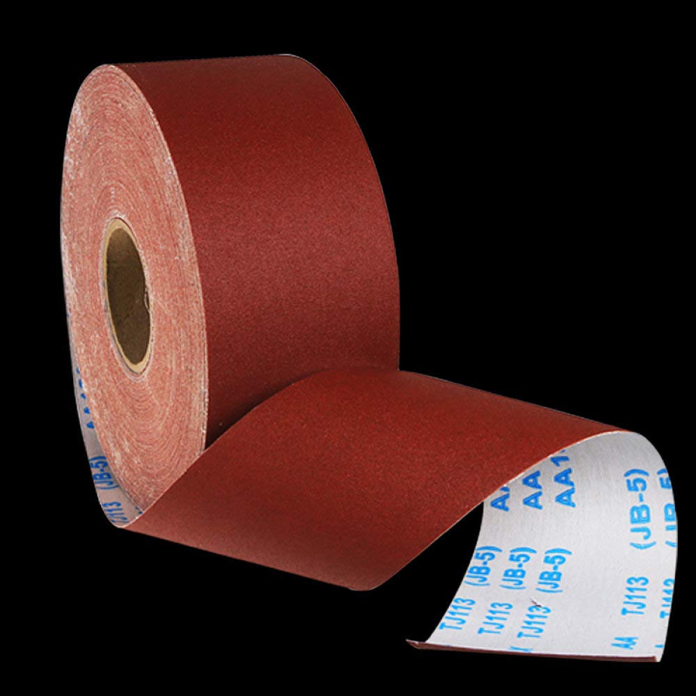 Meulage TMISHION Toile émeri, Rouleaux de Papier Abrasif Longs Rouleaux de Papier de Verre