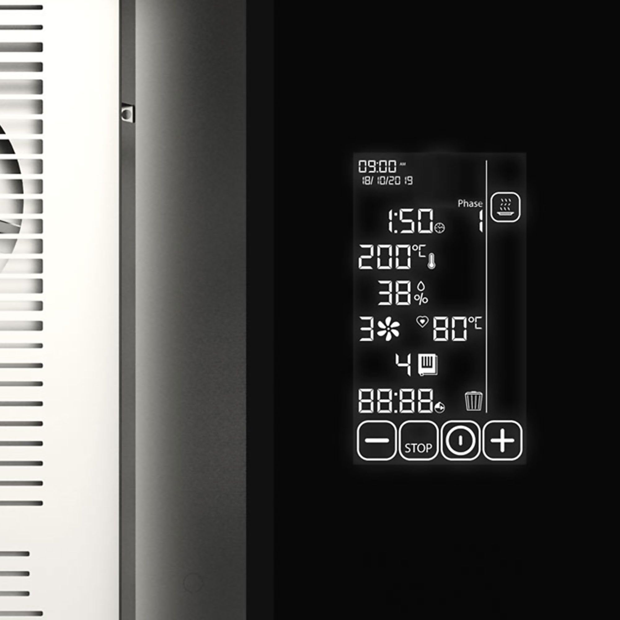 GGM Gastro Kombidämpfer Digital 5x GN 1/1 | robuste Edelstahlbauweise, vielseitige Zubereitungsfunktionen, intuitive digitale Programmsteuerung, effiziente Umluft