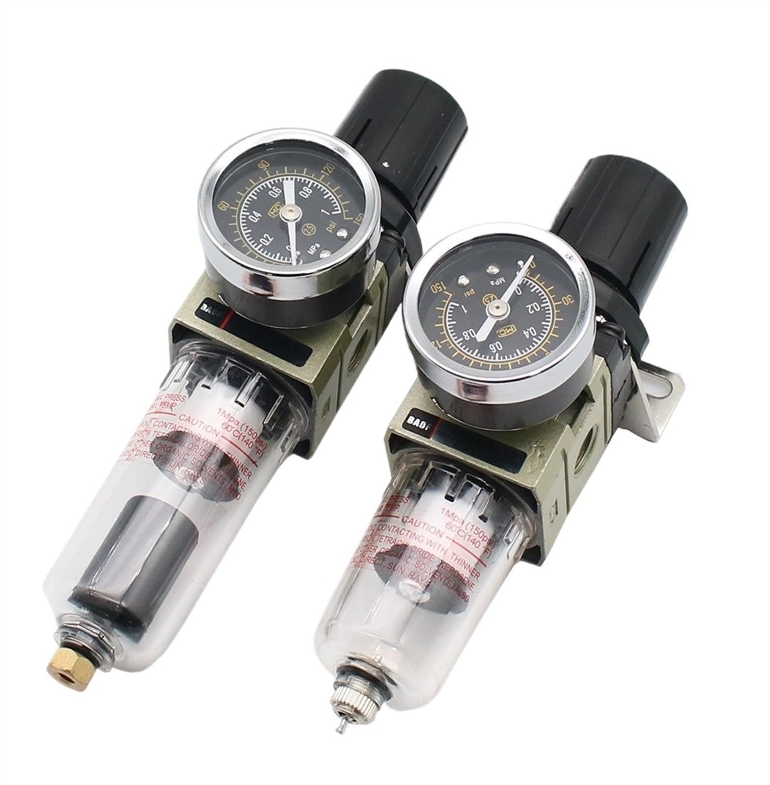 Filtre régulateur AW2000-02D avec séparateur d'air, huile et eau pour compresseur