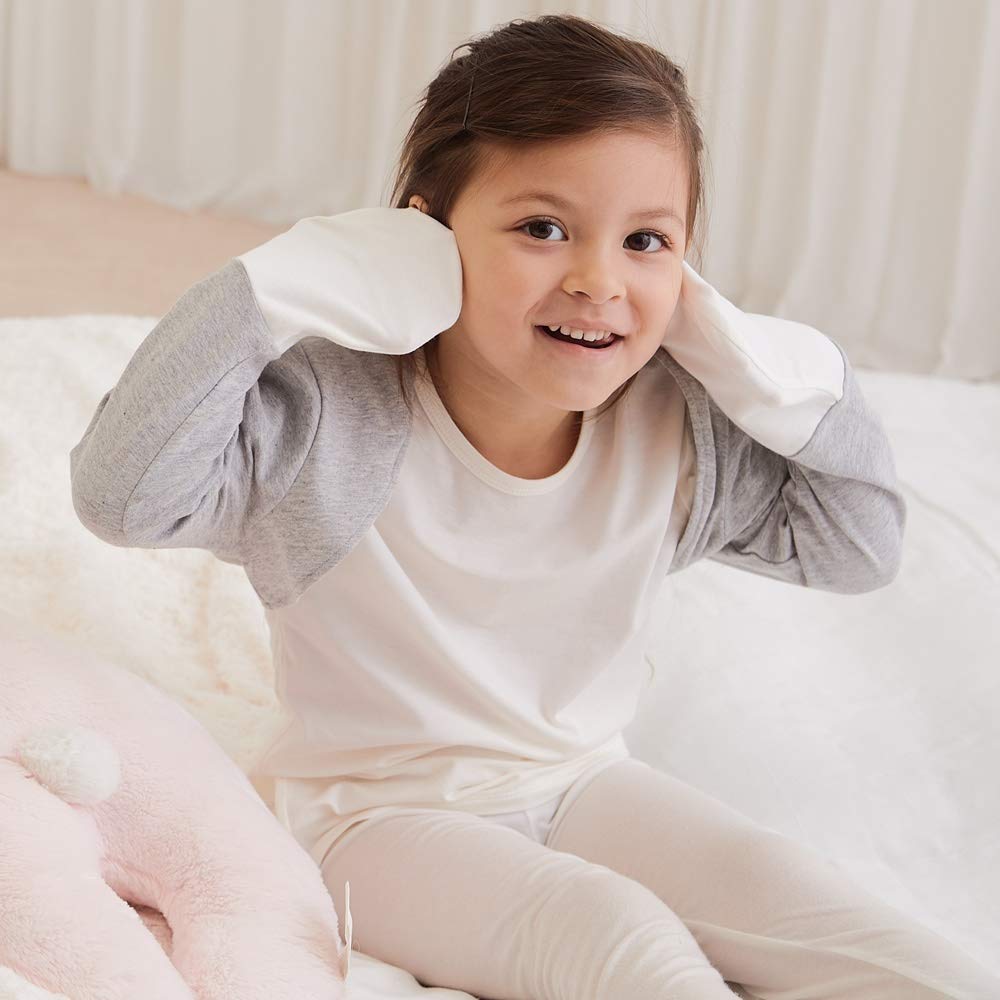 EDENSWEAR Mangas de manopla con infusión de zinc para niños con eccema