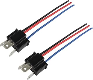 TOMALL H4 HB2 9003 Male Socket for LED Replacement Headlight Connector Wiring Harness Conversion Kit