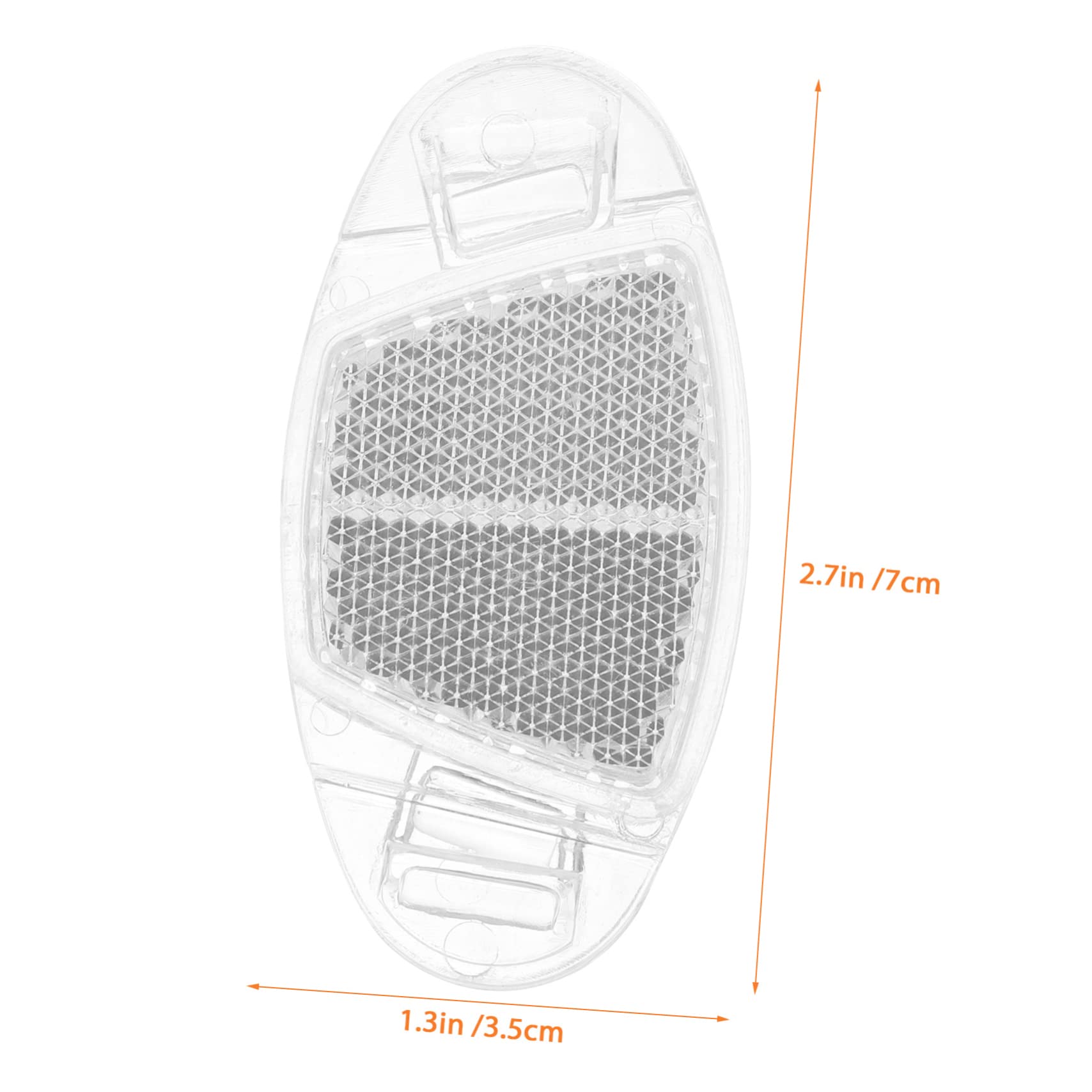 GRIRIW 16Pcs Convenient Wheel Reflectors for Professional Bicycles Replaceable Reflective Signs for Enhanced Visibility Safety Warning Lamps for Mountain Bike Riding