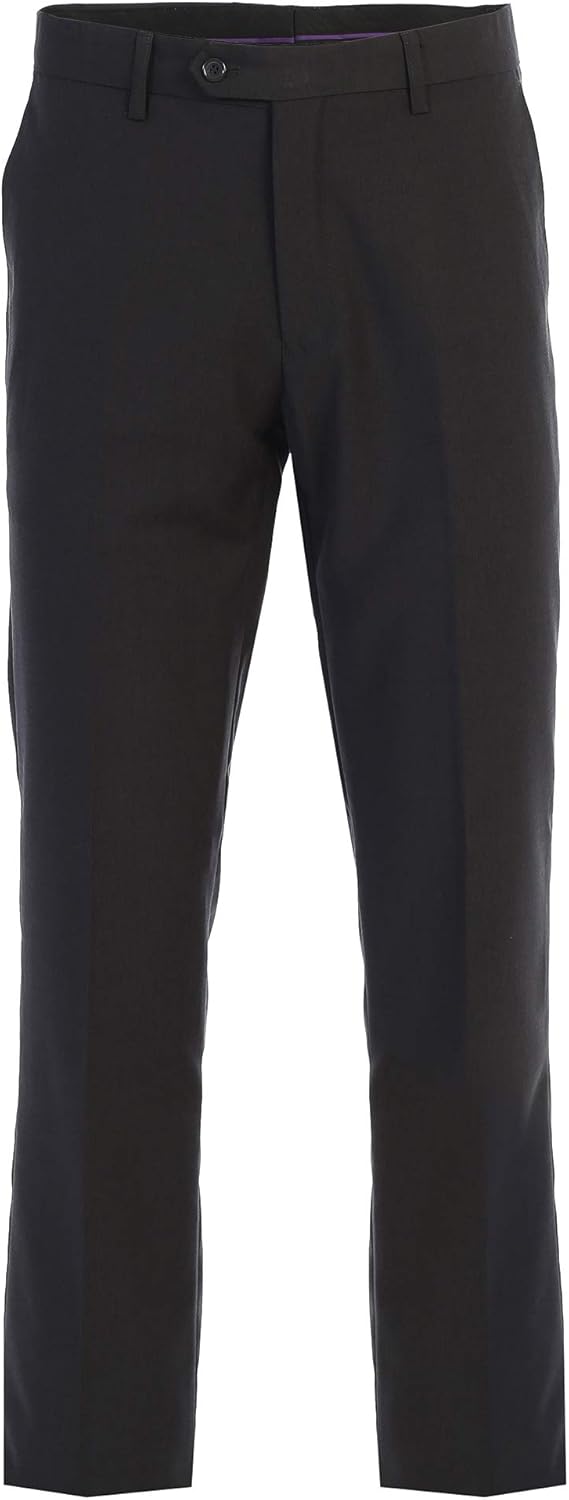 King formal wear elegant men's charcoal gray three piece suit Clearance