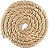1-1/4 Inch Diameter Tan Natural Hemp Fiber Manila Rope (10 Feet ...