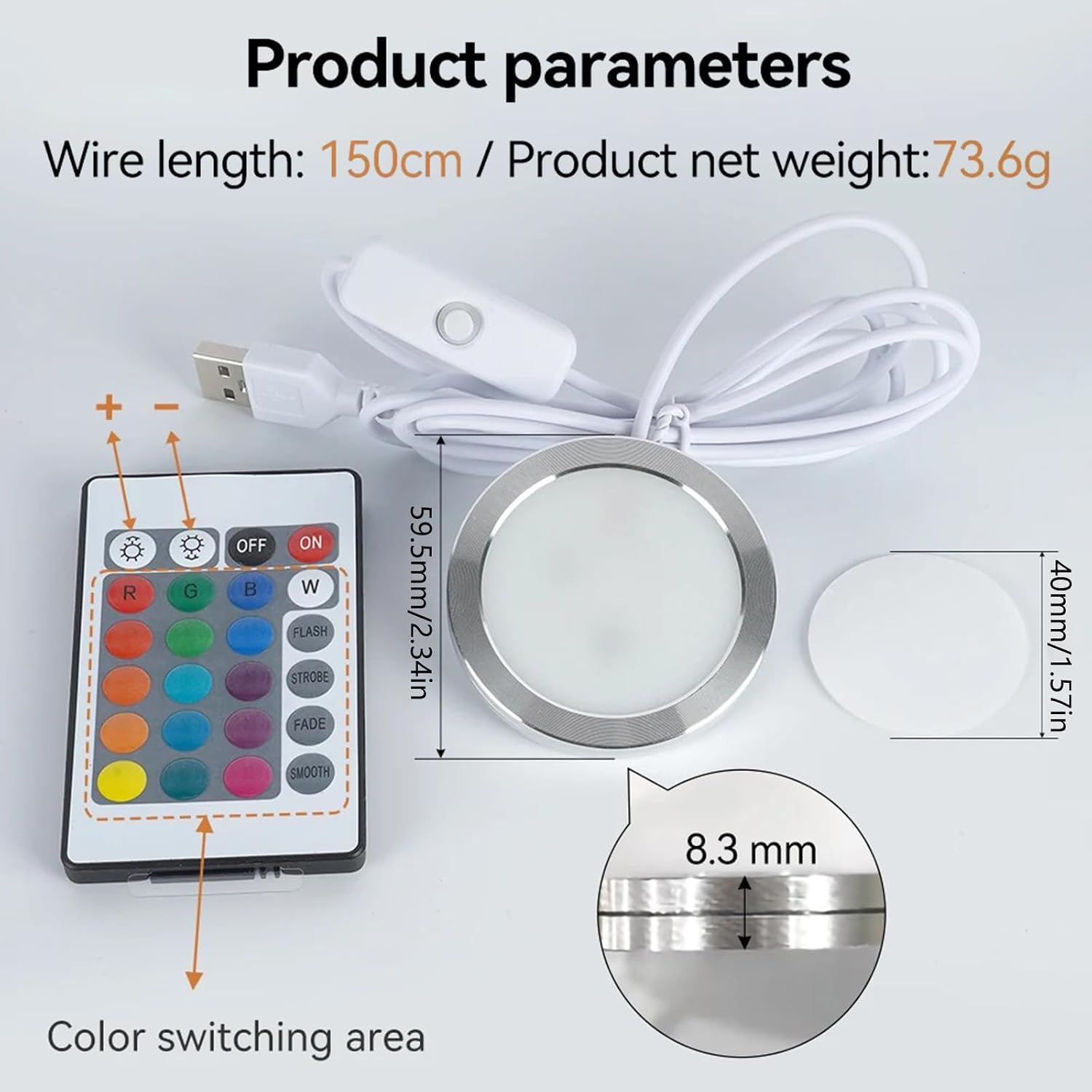 for Lab Led Lamp Kits Hardware LED Light Kits Light Parts Model 3D Printing Part for Personalize Home Decors Bedroom Night Lamp