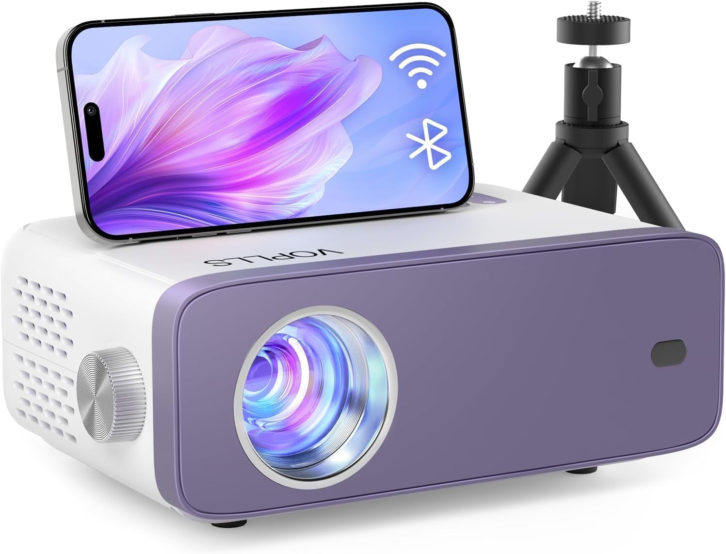 VOPLLS Mini Portable Projector with WiFi and Bluetooth, 1080P Full HD 9500L Video Projector, Home Theater Movie Projector, 50% Zoom, Compatible with HDMI, USB, Mobiles, Tablet, Laptop, PC and TV Box-image-43