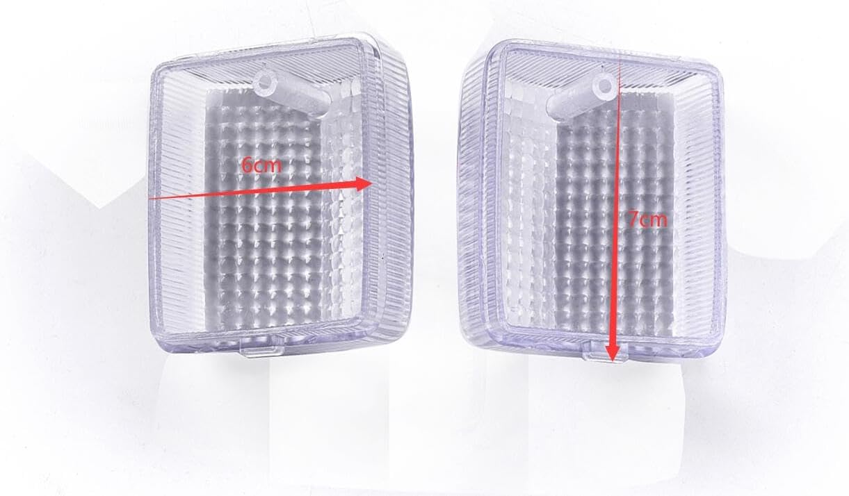 Compatible for Honda XR650R; XR650L; XR600R; XR400R;XR250R;XR250L;Blinker Indicator Turn Signal Light Lamp Lens (Clear lens)
