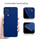 Pikkme Oneplus Nord 2 5G Back Cover Soft Matte Liquid Silicone TPU | Camera Protection | Shockproof Slim Back Case for Oneplus Nord 2 5G (Blue) gallery image