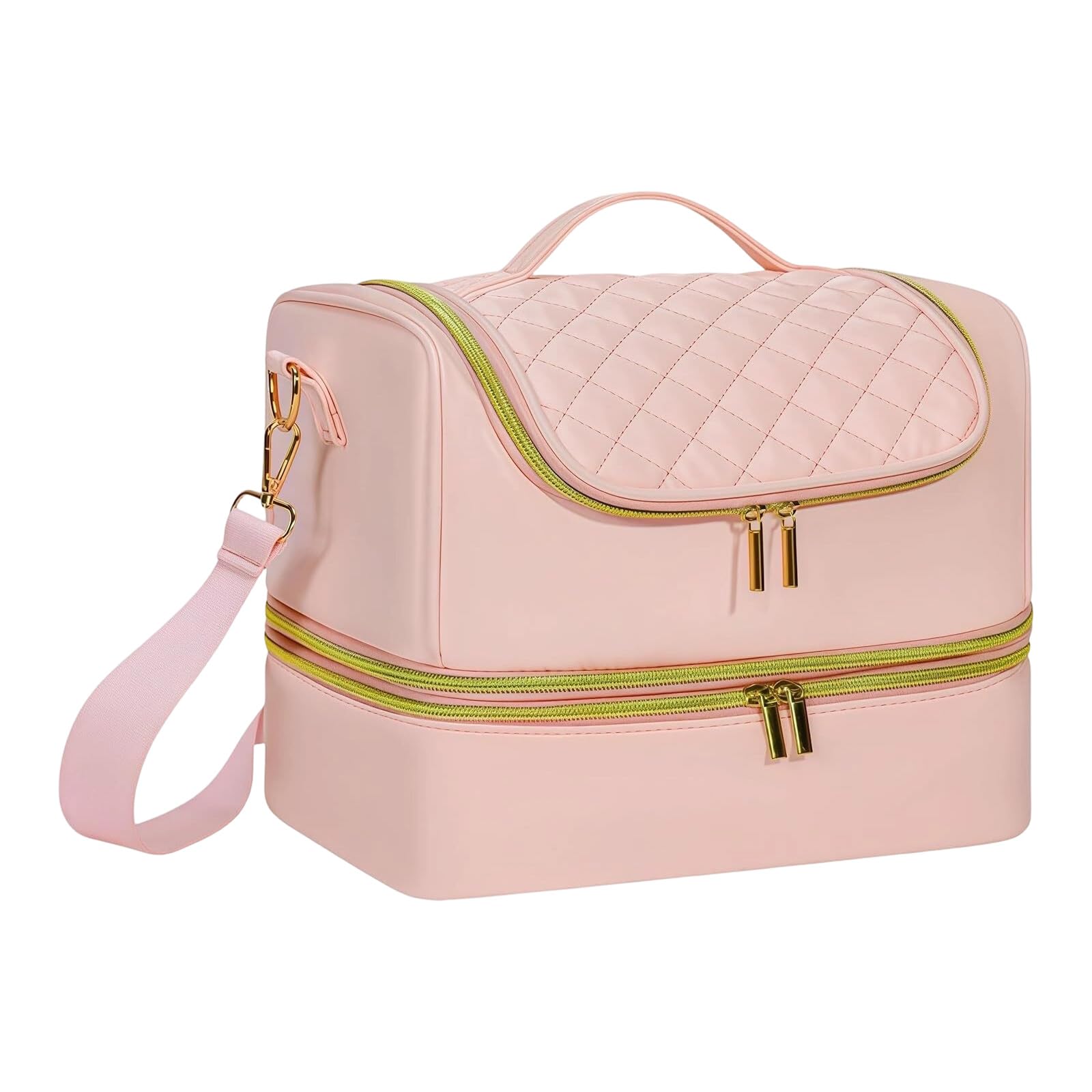 Borsa organizer compatta per strumenti per manicure, custodia da viaggio con manico per unghie, borsa per attrezzi artistici
