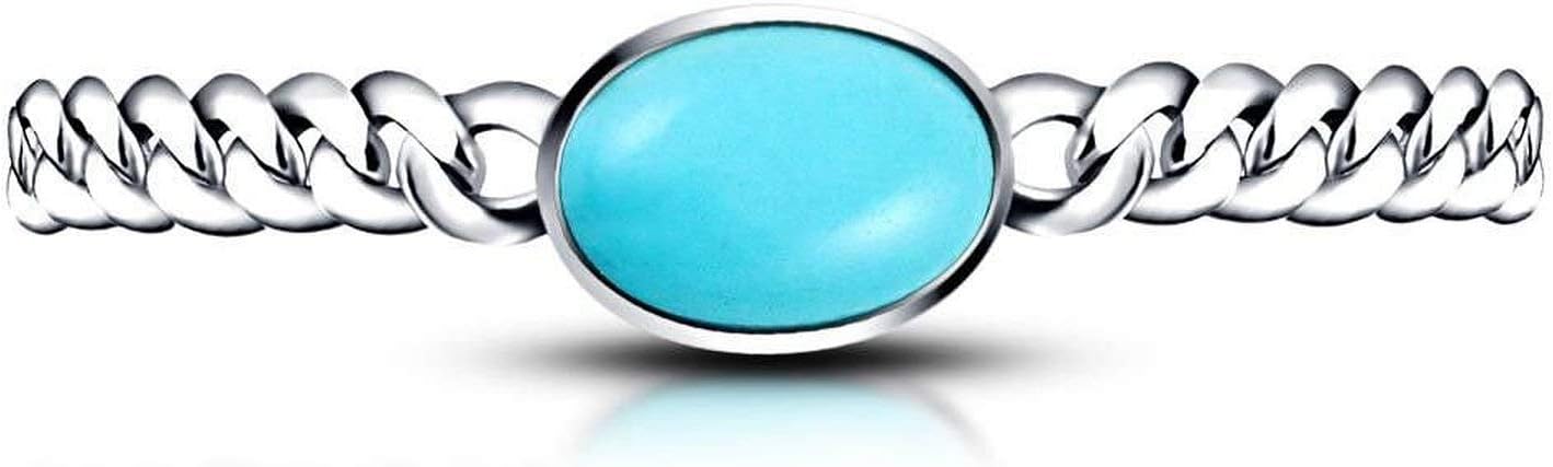 Shining Jewel Salman Khan Turquoise Sliver Brass Bracelet (SJ_3009)