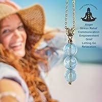 Vista 2 de Collar de oro para mujer, colgante de ala de ángel