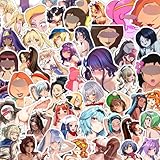 Waifu Stickers Anime Stickers for Adults 50PCS Waterproof for Laptops Water Bottles & Phone Cases (2-3.5IN)